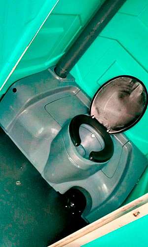 Banheiros químicos com descarga Banheiros químicos com descarga