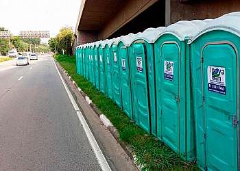 Locação de sanitário químico Locação de sanitário químico